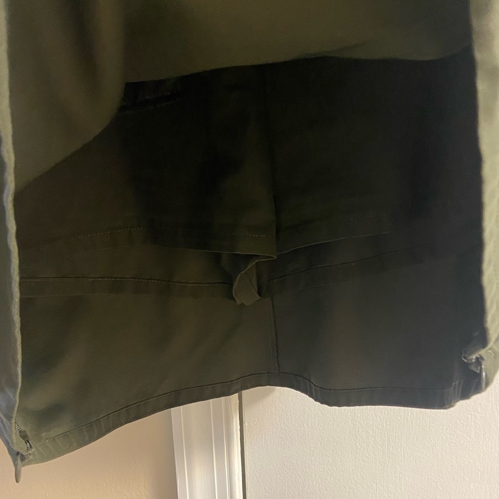 Patagonia fleetworth olive green skort mini skirt Sz 12 - Picture 7 of 8
